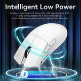 ATTACKSHARKX11WirelessGamingMousewithChargingDockWhiteBattery-DokkanTech