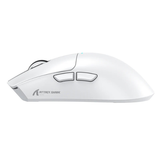 ATTACKSHARKX11WirelessGamingMousewithChargingDockWhiteLeftView-DokkanTech