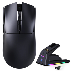 ATTACKSHARKX1Tri-ModeGamingMousewithRGBMagneticChargingDockBlackMain-DokkanTec
