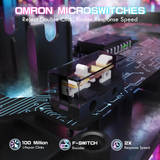 ATTACKSHARKX1Tri-ModeGamingMousewithRGBMagneticChargingDockBlackOmronMicroSwitches-DokkanTech