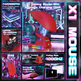 ATTACKSHARKX1Tri-ModeGamingMousewithRGBMagneticChargingDockRedAllFeatures-DokkanTech