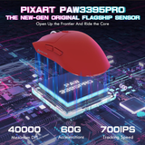 ATTACKSHARKX1Tri-ModeGamingMousewithRGBMagneticChargingDockRedSensor-DokkanTech