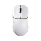 ATTACKSHARKX3Tri-ModeWirelessGamingMouse_PixArtPAW3395SuperlightWhiteFrontView-DokkanTech