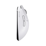 ATTACKSHARKX3Tri-ModeWirelessGamingMouse_PixArtPAW3395SuperlightWhiteLeftView-DokkanTech