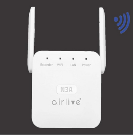 AirLive N3A Wi-Fi extender – in use lifestyle