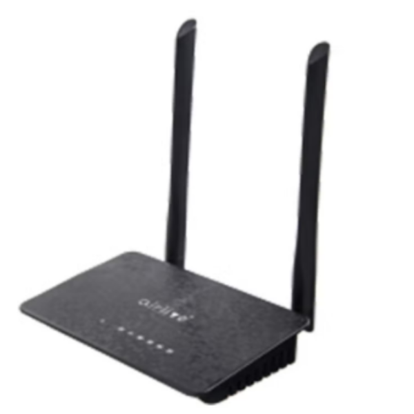 Airlive Wi-Fi 4 N300 2.4GHz Wireless Router - Black - DokanTech #