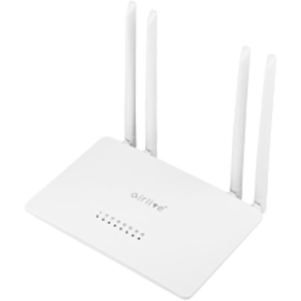 AirLive Wi-Fi 5 AC1200 dual band wireless router – front view white