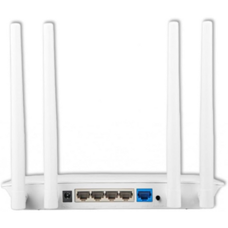 Airlive Wi-Fi 5 AC1200 Dual Band Wireless Router - White - DokanTech #