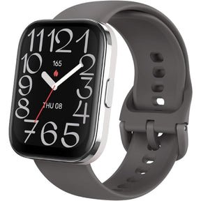 Amazfit Bip 5 Unity smartwatch 46mm 120 sport modes – front view charcoal