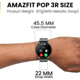 DokkanTech_Amazfit Pop 3R Smartwatch with AMOLED Display and Health Tracking