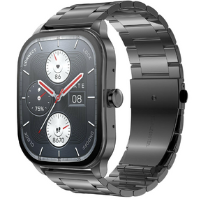 Amazfit Pop 3S smartwatch stylish design health features – front view