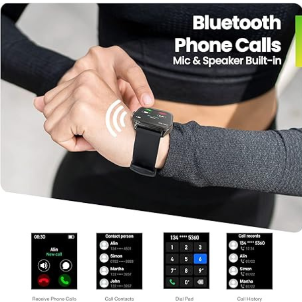 Amazfit Smart watch POP 3S, AMOLED, 12-day Battery Life, Bluetooth Calls - DokanTech #