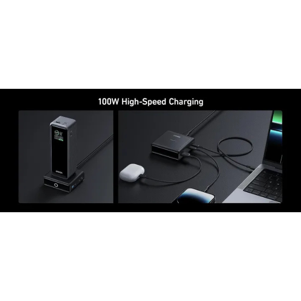 Anker100WChargingBaseforAnkerPrimePowerBankA1902P11-Black - dokantech#