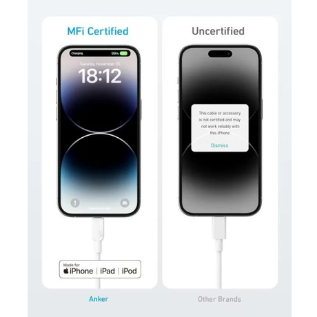 Anker 310 USB-C to Lightning Cable (6ft / 1.8m) –  Model A81A2-dokantech