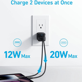 Anker 323 A2331P21 33W 2 port Charger - DokanTech #