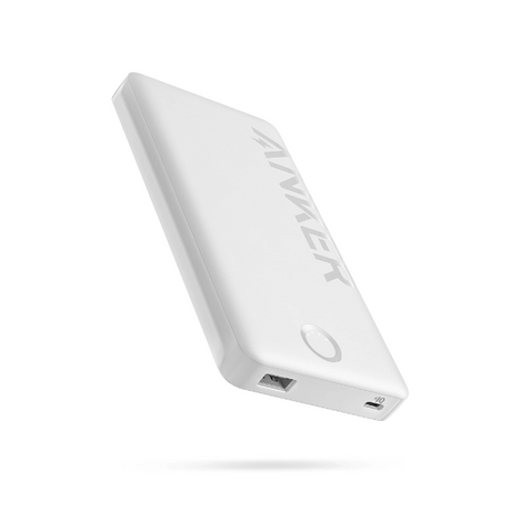 Anker 323 USB-C Power Bank (PowerCore PIQ) - White - DokanTech #