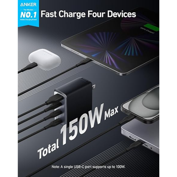 【新品未使用】Anker 747 Charger (GaNPrime 150W) Anker（アンカー） Anker 747 Charger (GaNPrime 150W) (USB PD 充電器