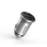 AnkerCarCharger24W2PortPowerDriveA2727H41SilverMain- DokkanTech