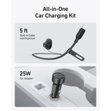 AnkerMagGoQi2WirelessCarCharger15WPadwithBuilt-InUSB-CCableAllinOne-DokkanTech