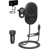 AnkerMagGoQi2WirelessCarCharger15WPadwithBuilt-InUSB-CCableMain-DokkanTech