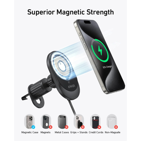 AnkerMagGoQi2WirelessCarCharger15WPadwithBuilt-InUSB-CCableSpecs-DokkanTech