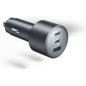 Anker Nano 167.5W 3-port car charger A27376A1 – front view black