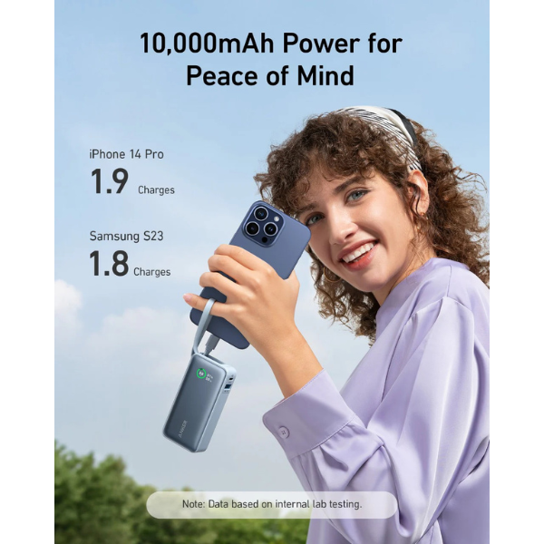 AnkerNanoPowerBank10000mAh30WwithBuilt-InUSB-CCable-A1259611-Black-Features5 -DokkanTech