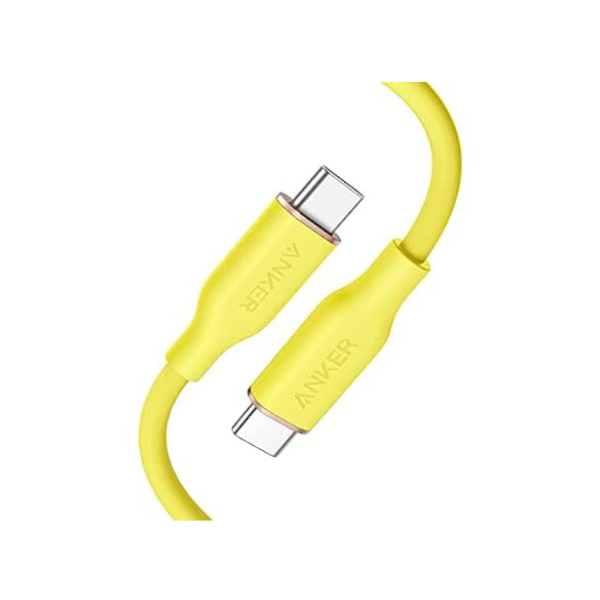 Anker PowerLine III Flow USB-C to USB-C Cable 3ft 240W (A8552)-dokantech