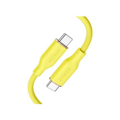 Anker PowerLine III Flow USB-C to USB-C Cable 3ft 240W (A8552)-dokantech