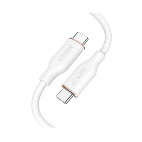 Anker PowerLine III Flow USB-C to USB-C Cable 3ft 240W (A8552)-dokantech