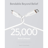 Anker PowerLine III Flow USB-C to USB-C Cable 3ft 240W (A8552)-dokantech