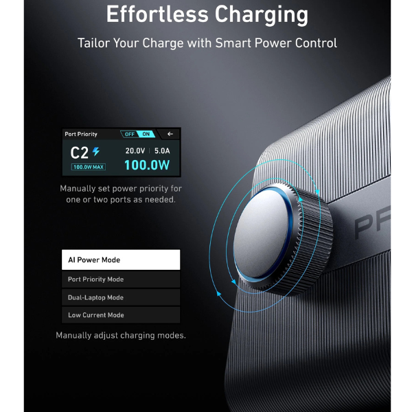 Anker Prime 250W GaN Charger – 6-Port Fast Charging Station (4 USB-C + 2 USB-A)-dokantech