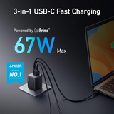 AnkerPrime67WGaNWallCharger_3Ports_A2669-Black- Dokantech#