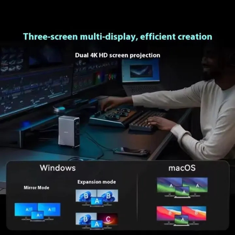 AnkerPrimeChargingDockingStation-14-in-1-DualDisplay-160W-A83B66A1-Black - dokantech#