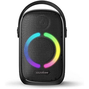 Anker Soundcore Rave Neo Bluetooth speaker with LED – front view black