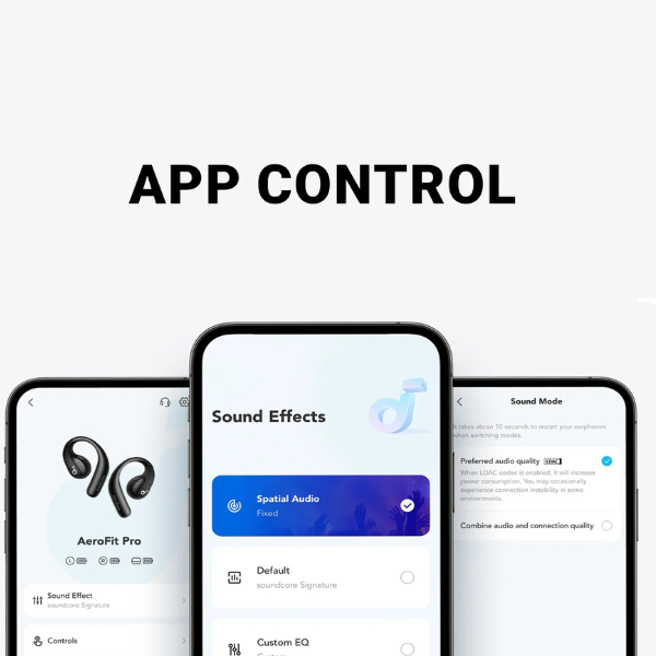 Anker Soundcore AeroFit Pro Open-Ear Sport Earbuds – White (A3871)-dokantech