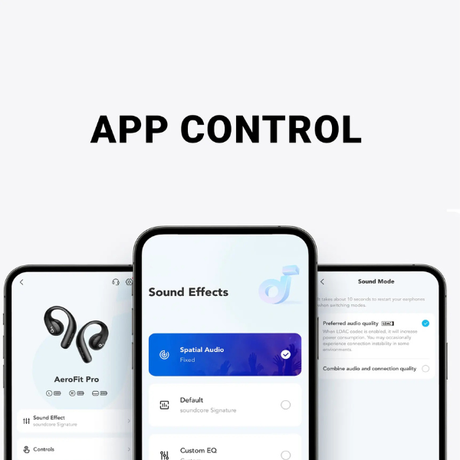 Anker Soundcore AeroFit Pro Open-Ear Sport Earbuds – White (A3871)-dokantech