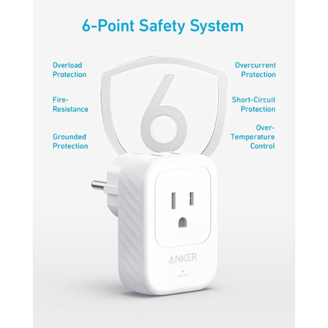 AnkerTravelAdapter15WWallCharger_5-in-1_A92A2321-WhiteSafety-DokkanTech