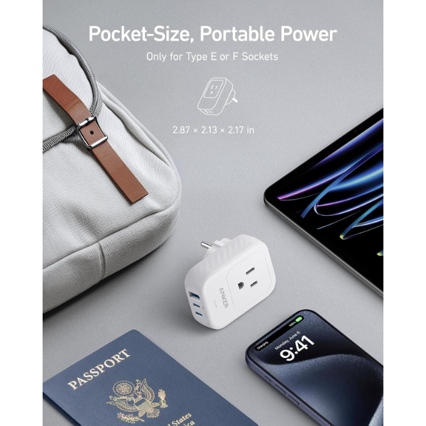 AnkerTravelAdapter15WWallCharger_5-in-1_A92A2321-WhiteSize-DokkanTech
