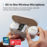 AnkerWork M650 Wireless Microphone - White - DokanTech #
