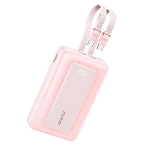 Anker Zolo Power Bank 20000mAh 45W with built-in dual USB-C cables, feature highlight 12