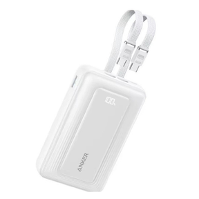 Anker Zolo Power Bank 20000mAh 45W with built-in dual USB-C cables, feature highlight 7