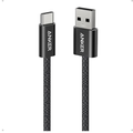 Anker Zolo USB-A to USB-C 100W Fast Charging Cable – Braided –Available in (1m / 1.8m)– Black & White
