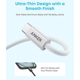 Anker Zolo USB-A to USB-C 100W Fast Charging Cable – Braided –Available in (1m / 1.8m)– Black & White