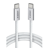 Anker Zolo USB-C to USB-C 240W Braided Fast Charging Cable 1.5m – White (A8060)-dokantech