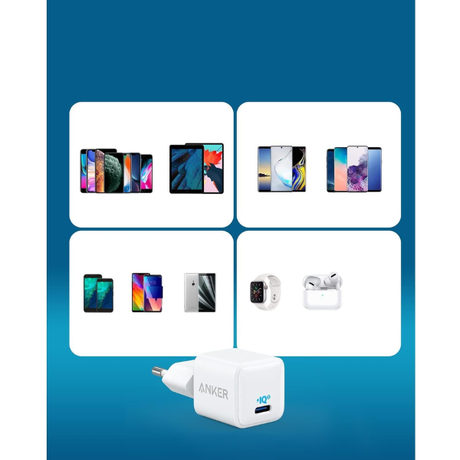 Anker 511 Nano 20W USB-C Fast Charger Adapter A2633 – White - Dokkantech