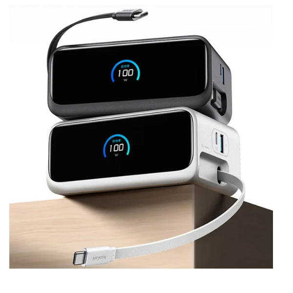 Anker Nano 6 - in - 1 100W Charging Station with Retractable USB - C – LeftView -DokkanTech