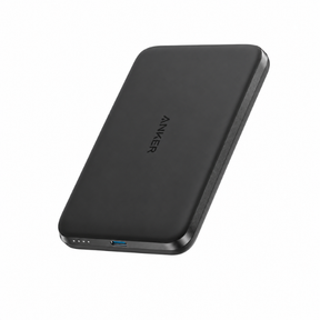 Anker Nano Ultra-Slim Magnetic Power Bank 5000mAh, black, front view