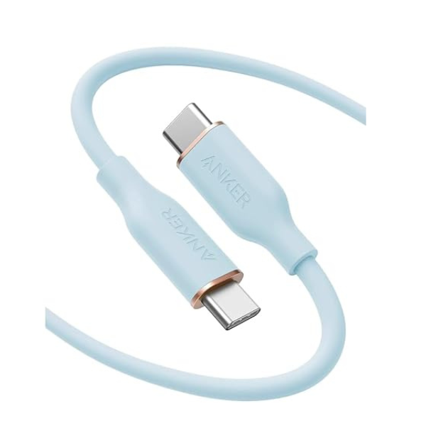 Anker PowerLine III Flow 240W USB - C Silicone Cable 3ft (5 Colors) Main -DokkanTech