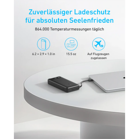 Anker PowerCore 20000mAh – charging laptop
